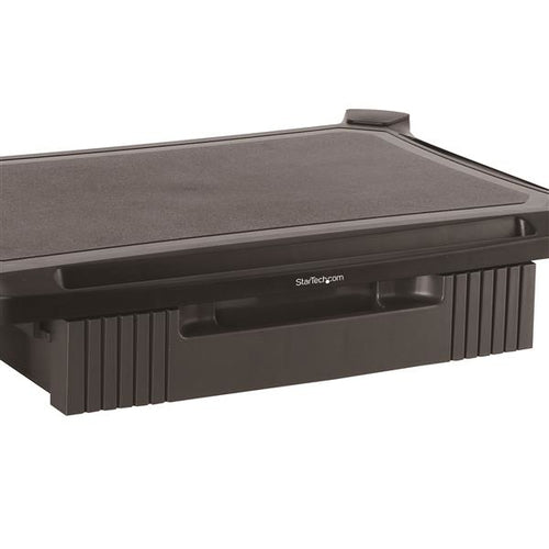 StarTech.com Monitor Riser with Drawer - Adjustable Stand for 32" Displays - Ergonomic Black