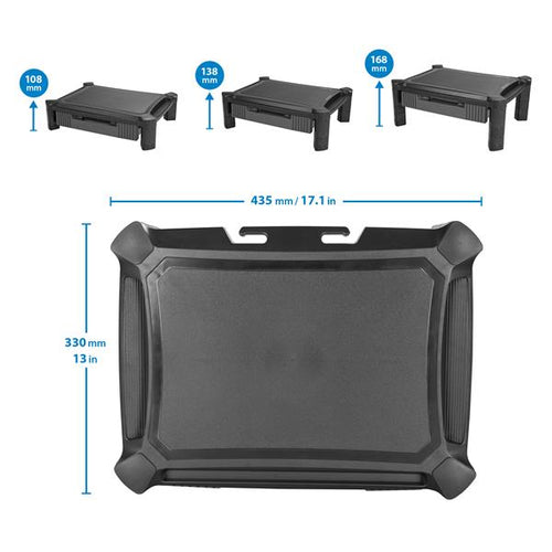 Monitor Stand StarTech.com MONSTADJD Height Adjustable Freestanding 10 kg 33 cm - MONSTADJD