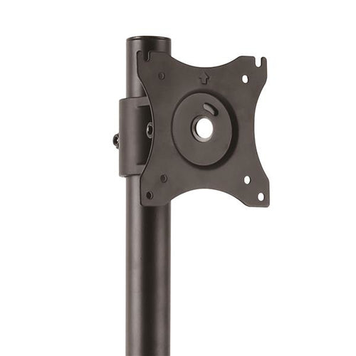 Dual Monitor Desk Mount Vertical Steel Clamp for 27 Inch Screens