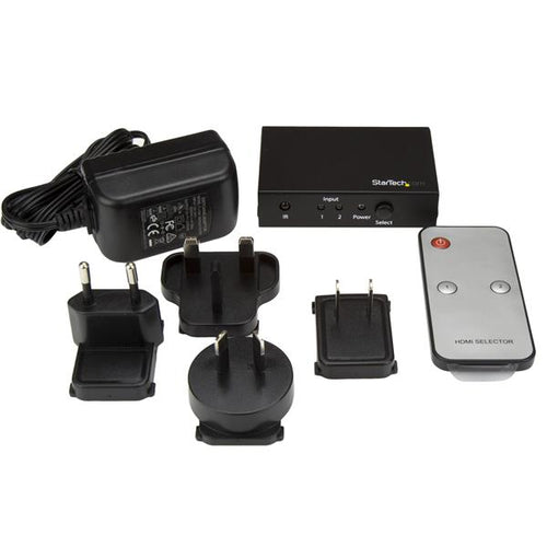 HDMI Switch StarTech.com VS221HD20 4K 60Hz 2-Port Black - VS221HD20