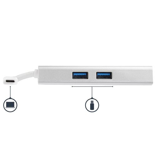 USB-C Multiport Adapter StarTech DKT30CHPDW 4K HDMI 60W Power Delivery