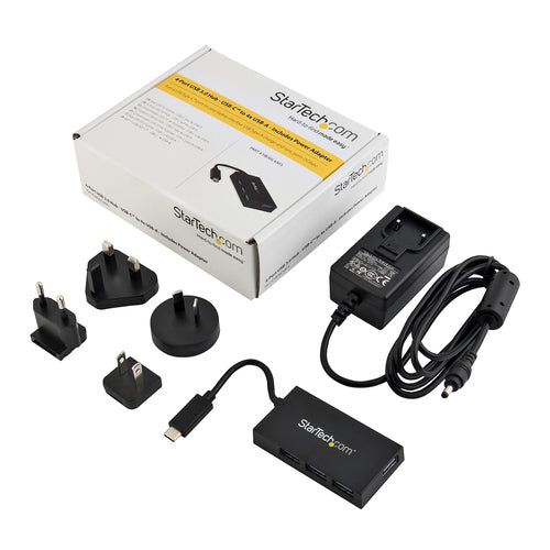USB Hub StarTech.com HB30C4AFS 4-Port USB-C to USB-A 5Gbps - HB30C4AFS