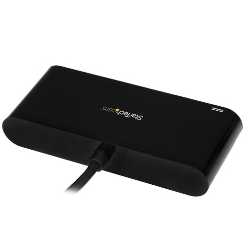 USB-C to Ethernet Adapter StarTech.com 3-Port USB 3.0 Hub Power Delivery 5000 Mbit/s Black