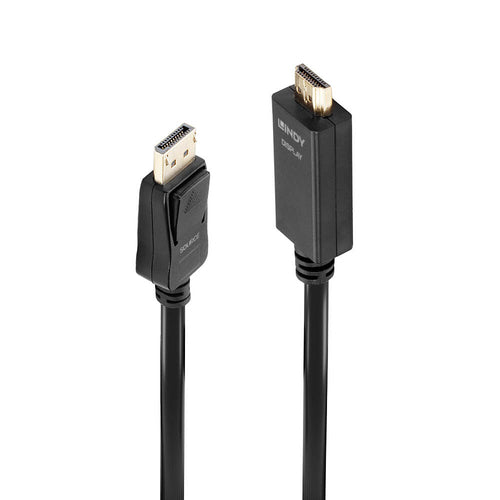 Video Cable Adapter Lindy 3m DisplayPort to HDMI 4K Male Male - 36923