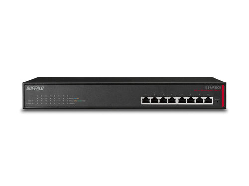 Managed Network Switch Buffalo BS-MP2008 10G Ethernet Full Duplex Rack Mount 19U
