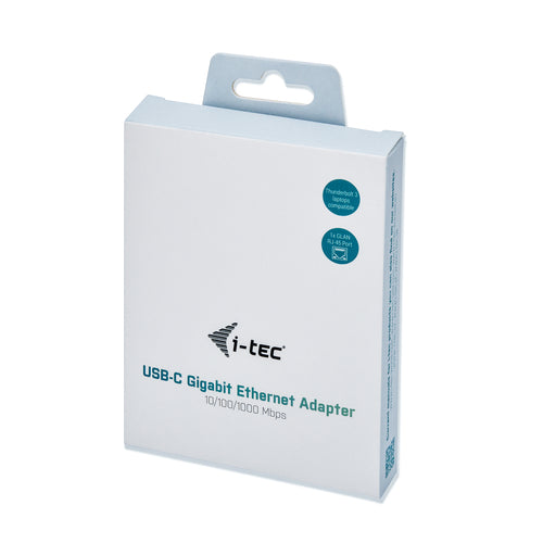 USB-C Gigabit Ethernet Adapter i-tec Metal 1000 Mbit/s Wired Networking