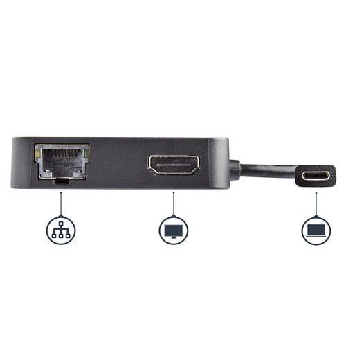 USB-C Multiport Adapter StarTech 4K HDMI Gigabit Ethernet USB Hub