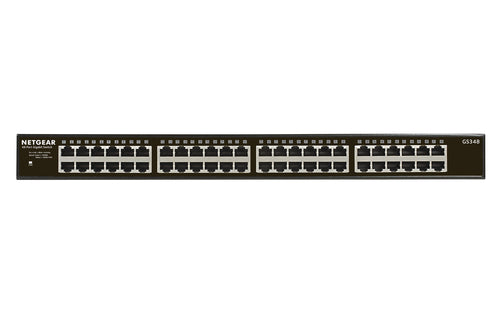 Network Switch NETGEAR GS348 Unmanaged Gigabit Ethernet Rack Mount 1U - GS348-100EUS