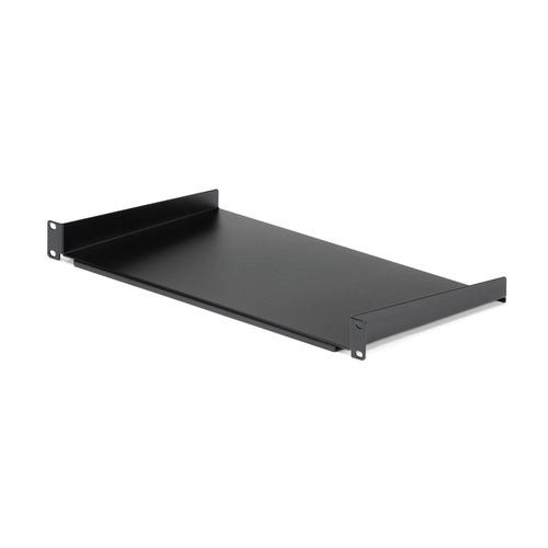 StarTech.com 1U Fixed Rack Mount Shelf - 10in Deep, 44lbs Capacity, Black