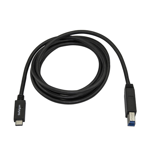 USB Cable StarTech.com USB-C to USB-B 2m USB 3.0 Male/Male - USB315CB2M