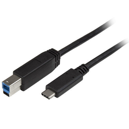 USB Cable StarTech.com USB-C to USB-B 2m USB 3.0 Male/Male - USB315CB2M