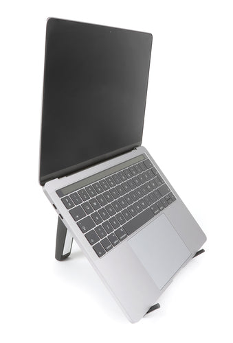 Laptop Stand Contour Design Adjustable Height 4.9kg Black Silver