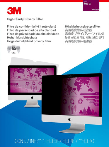 3M High Clarity Privacy Filter for Apple iMac 27in - HCMAP002, Frameless Display