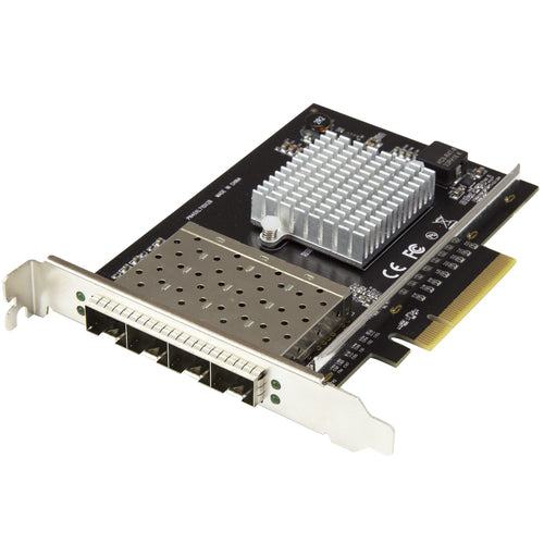 Network Card StarTech.com PEX10GSFP4I Quad Port 10G SFP+ 20000 Mbit/s PCIe Internal