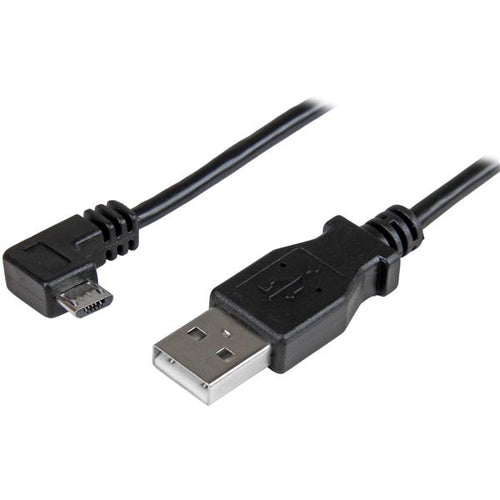 USB Cable StarTech.com USBAUB50CMRA 0.5m Right-Angle Micro-USB A to A