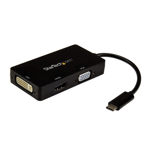 USB Graphics Adapter StarTech.com CDPVGDVHDBP 4K 30Hz USB-C DVI HDMI VGA - CDPVGDVHDBP