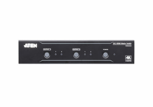 KVM Switch ATEN VM0202H 4K Resolution Rack-Mountable