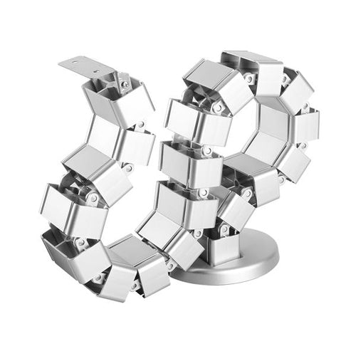Cable Organizer StarTech.com CMVBMOD Cable Management Spine Plastic Steel Silver - CMVBMOD