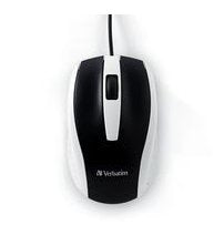 Optical Mouse Verbatim Bravo Right-Hand Ergonomic USB Type-A Black and White