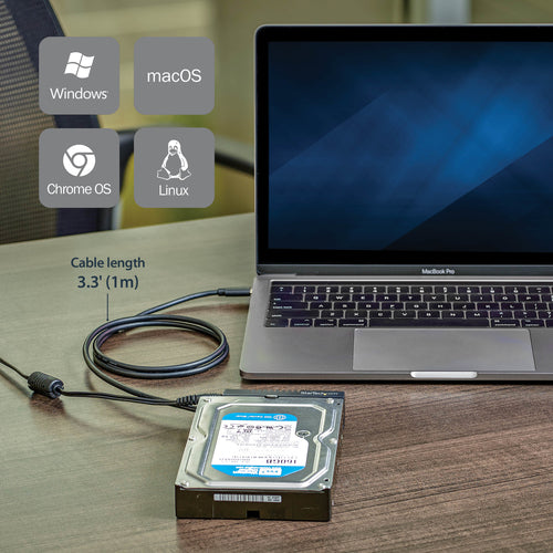 USB Adapter Cable StarTech USB31C2SAT3 10Gbps USB-C SATA Drive