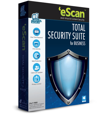 eScan Total Security for Business 1Y 5U