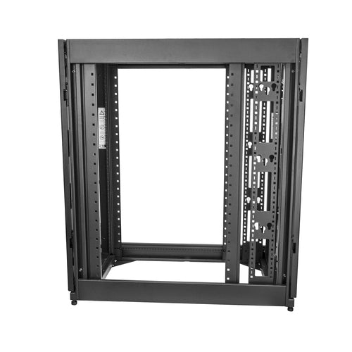 Server Rack Cabinet StarTech 25U 4-Post Lockable Adjustable Caster Wheels 1500kg