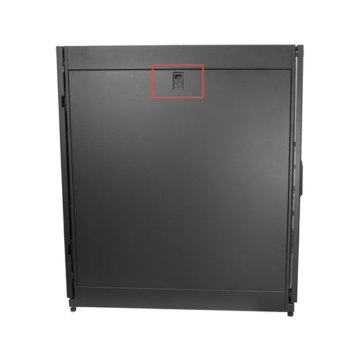 Server Rack Cabinet StarTech 25U 4-Post Lockable Adjustable Caster Wheels 1500kg
