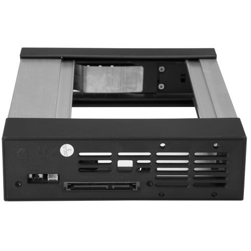 StarTech HSB1SATSASBA Hot Swap Drive Bay Panel - 5.25" to 3.5" Aluminum Storage Solution