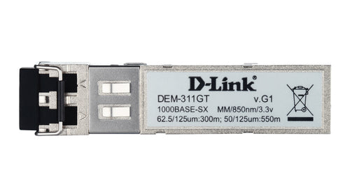 D-Link 1-Port Mini-GBIC SFP Module 1000BaseSX Fiber Optic 550m