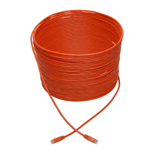 Networking Cable Tripp Lite N200-100-OR Cat6 Gigabit 100 ft. PoE U/UTP RJ45 - N200-100-OR