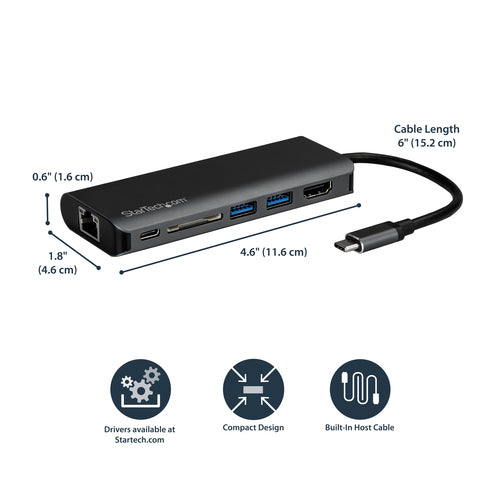 StarTech.com DKT30CSDHPD laptop dock/port replicator
