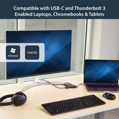 StarTech.com DKT30CSDHPD laptop dock/port replicator