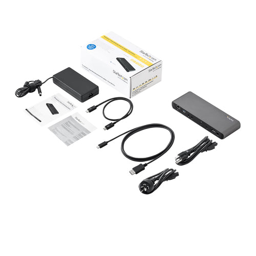 Thunderbolt 3 Dock Dual Monitor 4K 60Hz 85W PD 3x USB Gigabit Ethernet