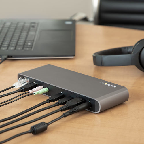 StarTech.com TB3DK2DPPD laptop dock/port replicator