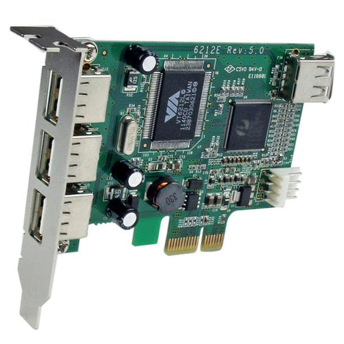 USB Adapter StarTech.com PEXUSB4DP 4-Port USB 2.0 Low-Profile