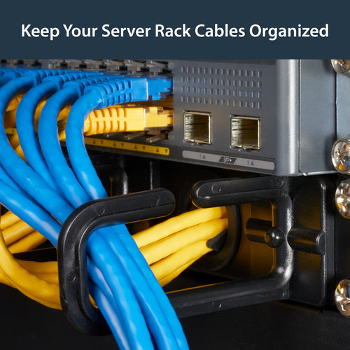 Cable Management Panel StarTech.com CABLMANAGERH 1U D-Ring Hooks EIA/ECA-310-E