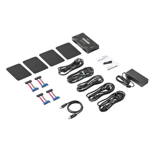 StarTech.com SATERASER4 4 Bay SSD/HDD Hard Drive Eraser - Secure Erase, NIST/DOD Compliant, External Disk Sanitizer