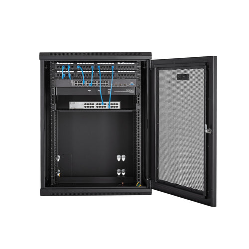 Rack Cabinet StarTech.com RK1520WALHM 15U 90kg Wall-Mounted with 1U Shelf - RK1520WALHM