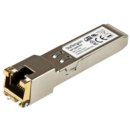 SFP Transceiver Module StarTech SFP1000TXST 1000BASE-TX 100m RJ45 MSA Compliant