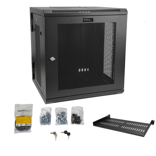Rack Cabinet StarTech.com RK1224WALHM 12U Wall Mount 90kg 1U Shelf - RK1224WALHM