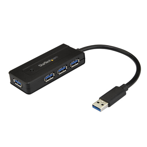 USB Hub StarTech ST4300MINI 4-Port USB 3.0 SuperSpeed Black