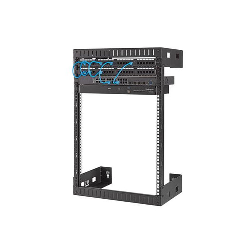 StarTech.com 15U Open Frame Wall Mount Network Rack - 12" Deep, 200lbs Capacity