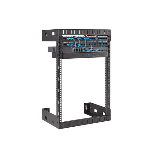 StarTech.com 15U Open Frame Wall Mount Network Rack - 12" Deep, 200lbs Capacity