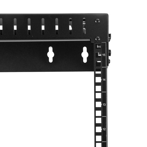 StarTech.com 15U Adjustable Depth Wall Mount Rack - Black Server Room Storage