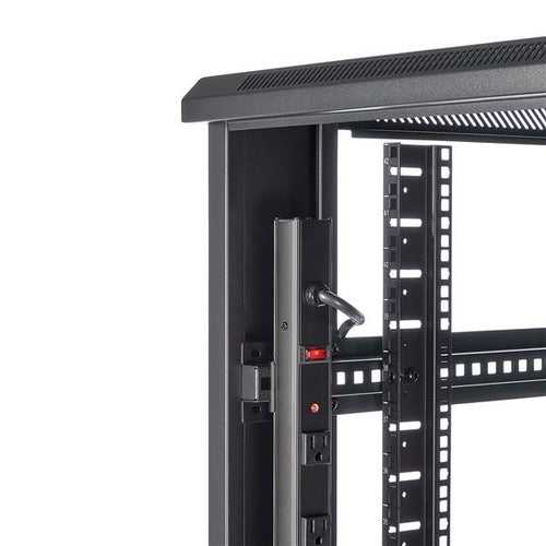 42U Server Rack Cabinet 4-Post Industrial Network Storage 907 kg Capacity