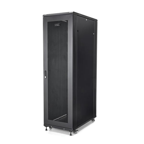 42U Server Rack Cabinet 4-Post Industrial Network Storage 907 kg Capacity