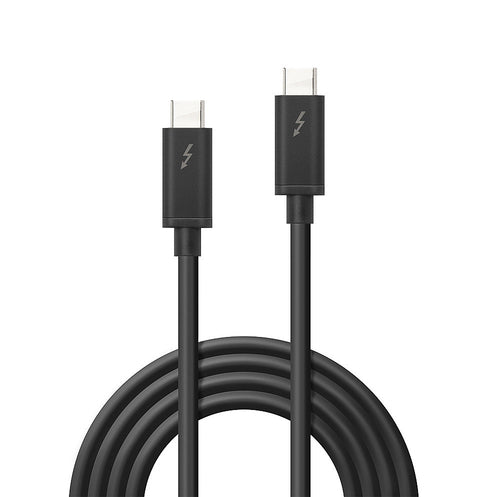Thunderbolt Cable Lindy 2m Male to Male 20 Gbit/s 4K - 41557