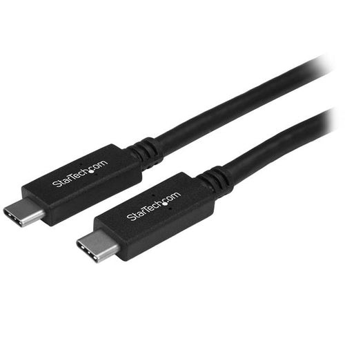 USB-C to USB-C Cable 0.5m 10Gbps USB 3.1 Gen 2 Black