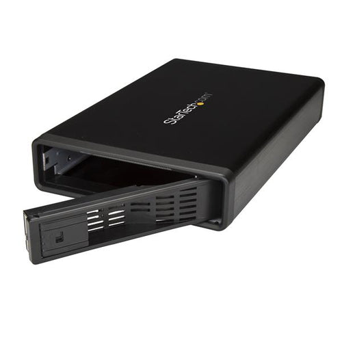 StarTech.com S351BMU33ET 3.5" SATA Hard Drive Enclosure - USB 3.0, eSATA, Hot-Swap