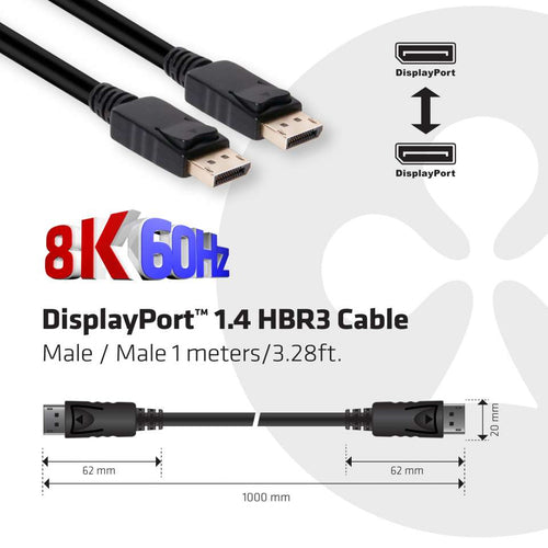 CLUB3D CAC-2067 DisplayPort cable